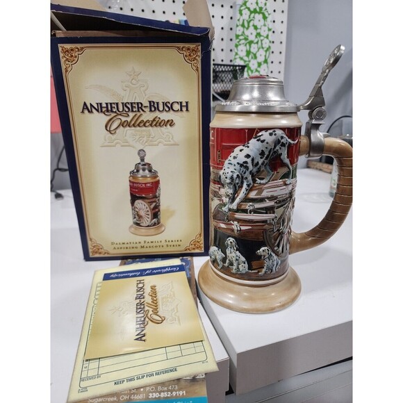 Anheuser Busch Collection Dalmation Family Aspiring Mascot Stein CS586 - Picture 1 of 7